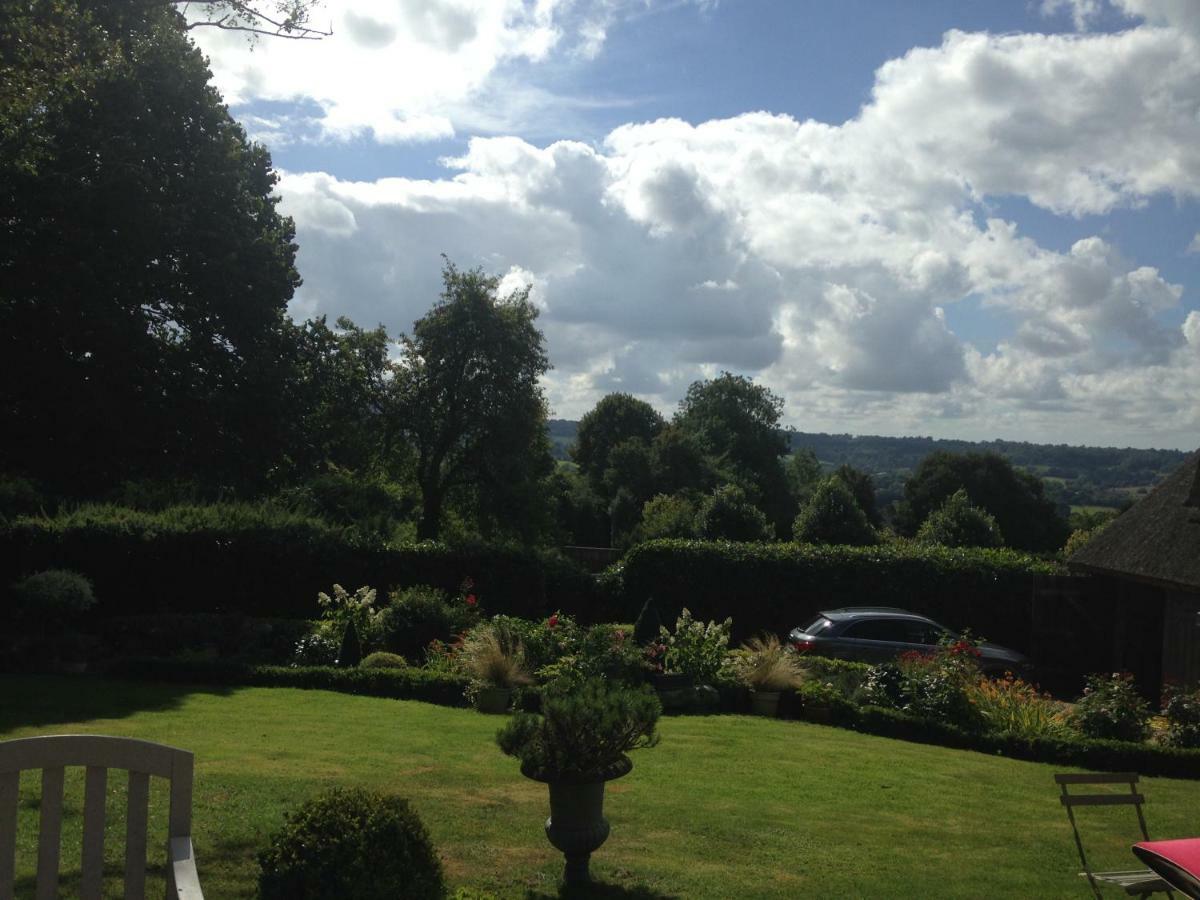 Bed and Breakfast Les Chaumieres Du Pays D'Auge Le Breuil-en-Auge Exterior foto